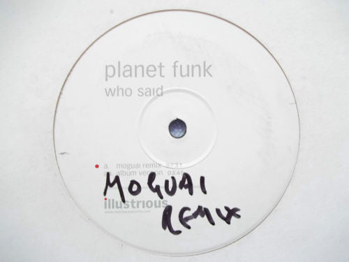 Planet Funk - Who Said - Used Vinyl Record 12"