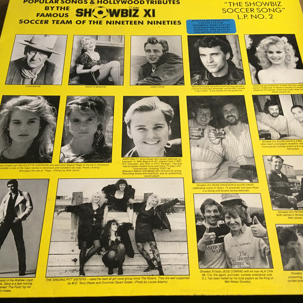 Showbiz XI - Showbiz Soccer Song LP No 2 - Used Vinyl Record