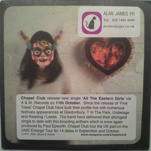 Chapel Club - All The Eastern Girls - Used CD
