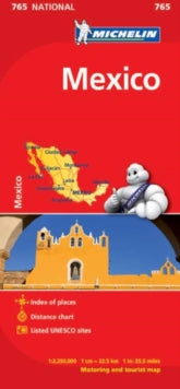 Michelin - Mexico - National Map 765 - New Sheet map