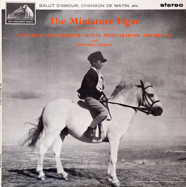 Sir Edward Elgar - Miniature Elgar - Used Vinyl Record