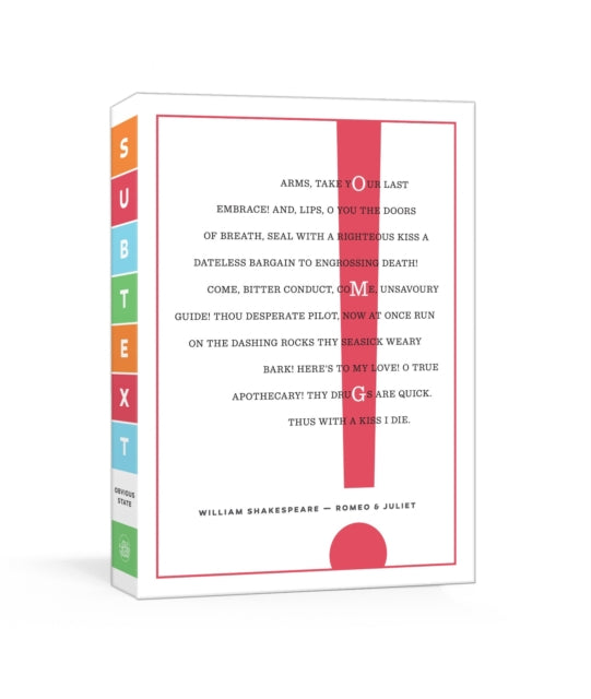 Obvious State Studio - Subtext - 24 Literary Postcards - Paperback