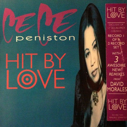 Ce Ce Peniston - Hit By Love - Used Vinyl Record 12"