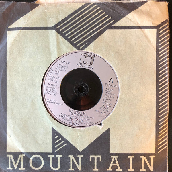Nazareth - Hot Tracks - Used Vinyl Record 7"