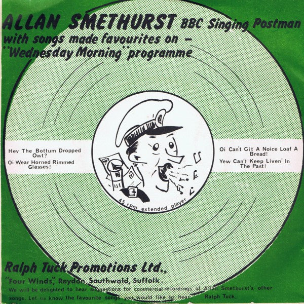 Allan Smethurst - Hev The Bottum Dropped Owt ? - Used Vinyl Record 7"