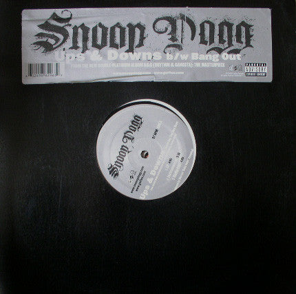 Snoop Dogg - Ups & Downs / Bang Out - Used Vinyl Record 12"