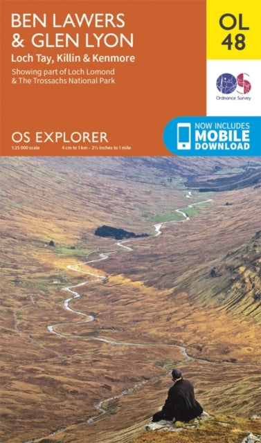 Ordnance Survey - Ben Lawers & Glen Lyon, Loch Tay, Killin & Kenmore :