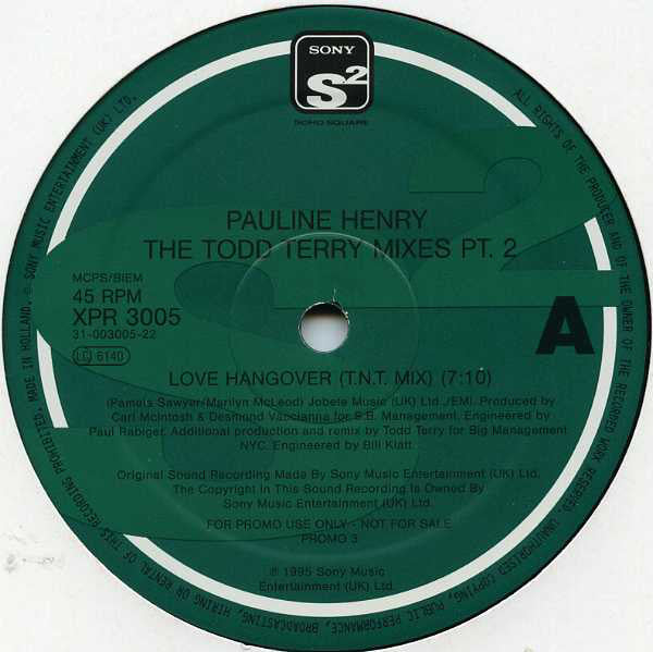 Pauline Henry - Love Hangover (The Todd Terry Mixes PT. 2) -