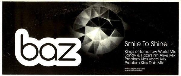 Baz - Smile To Shine - Used Vinyl Record 12"