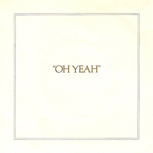 Roxy Music - Oh Yeah - Used Vinyl Record 7"