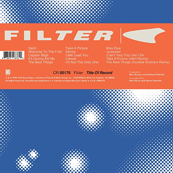 Filter - Title of Record - CD