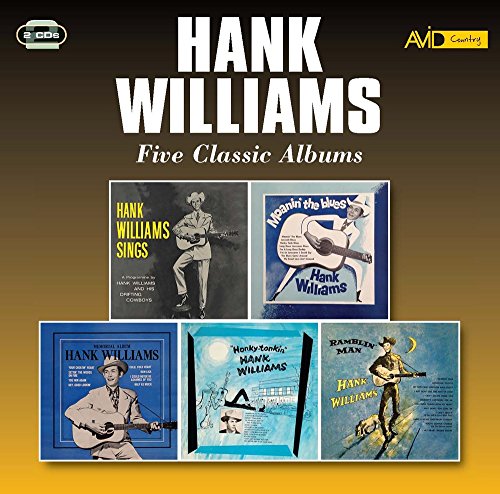 HANK WILLIAMS - Five Classic Albums ( Sings / Moanin The Blues / Memor