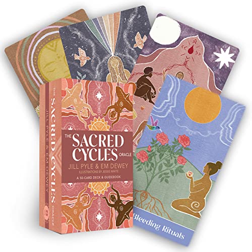 Em Dewey - Sacred Cycles Oracle : A 50-Card Deck and Guidebook - New C