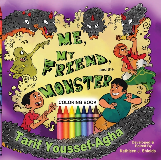 Youssef-Agha - Me, My Friend, and the Monster, Coloring Book - New pap