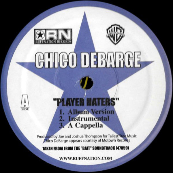 Chico DeBarge - Player Haters - Used Vinyl Record 12"