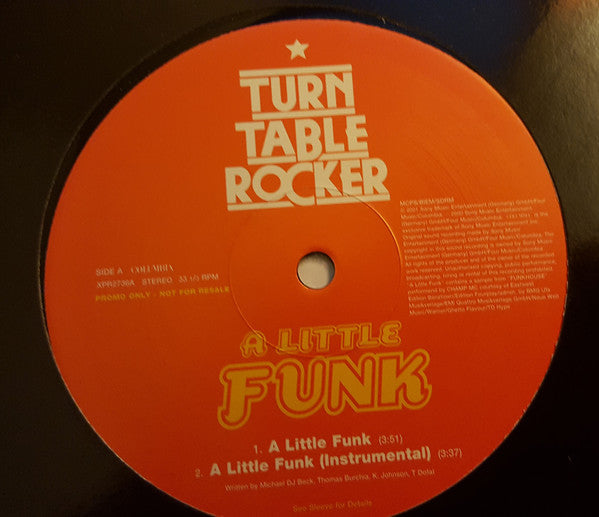 Turntablerocker - A Little Funk - Used Vinyl Record 12"