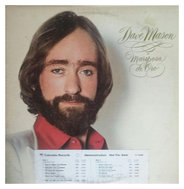 Dave Mason - Mariposa De Oro - Used Vinyl Record