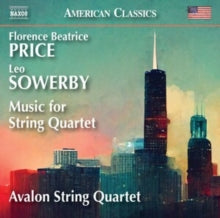 AVALON STRING QUARTE - PRICE/SOWERBY - MUSIC FOR SQ - CD