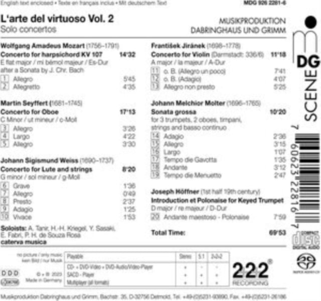 L'Arte del Virtuoso Vol. 2 - SACD