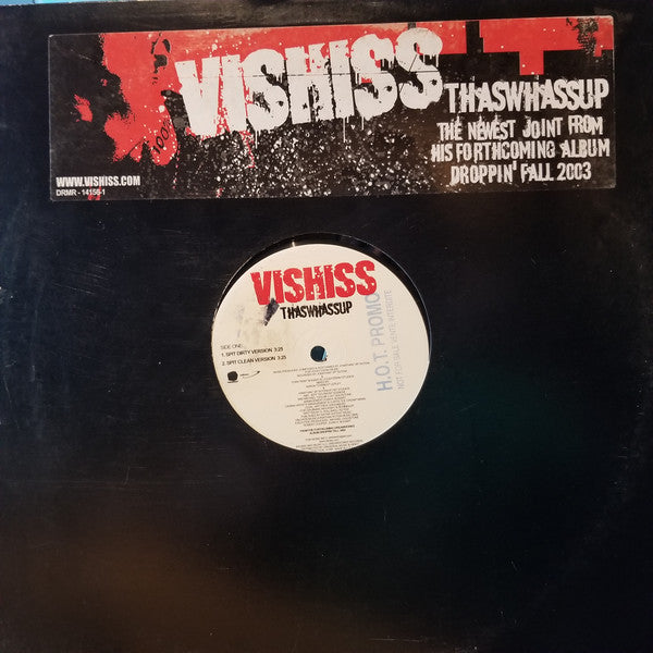 Vishiss - Thaswhassup - Used Vinyl Record 12"