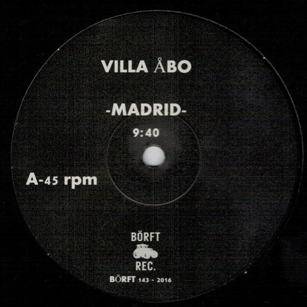 Villa Abo - Madrid / Water Galaxy - Used Vinyl Record 12"