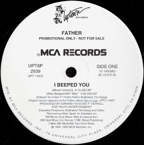 Father MC - I Beeped You - Used Vinyl Record 12"