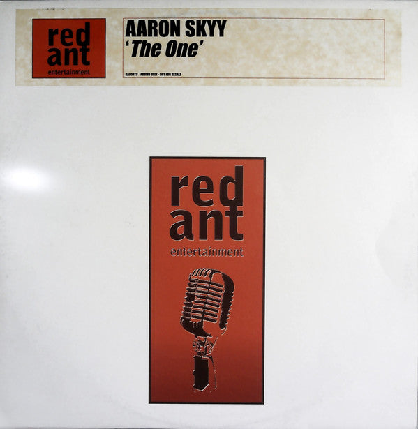 Aaron Skyy - One - Used Vinyl Record 12"