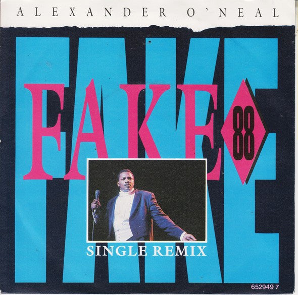 Alexander O'Neal - Fake 88 (Single Remix) - Used Vinyl Record 7"