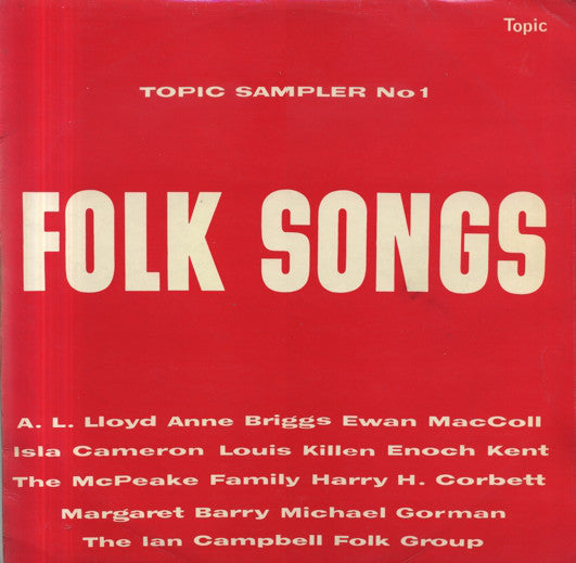 Various - Folk Songs - Used Vinyl Record