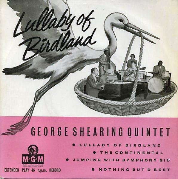 George Shearing Quin - Lullaby Of Birdland - Used Vinyl Record 7"