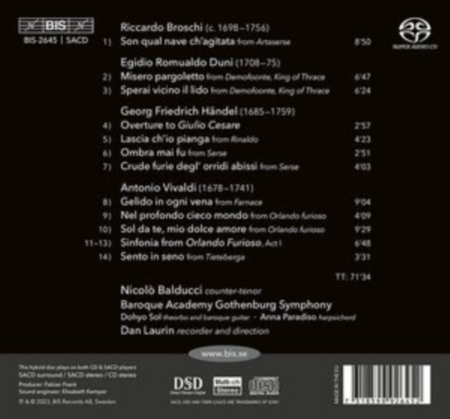 NICOLO BALDUCCI; BAR - AMORE DOLORE - CD