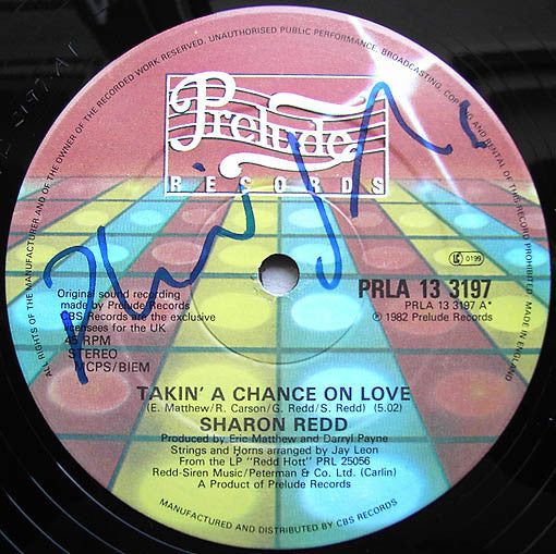 Sharon Redd - Takin' A Chance On Love (Full Length Version) - Used Vi