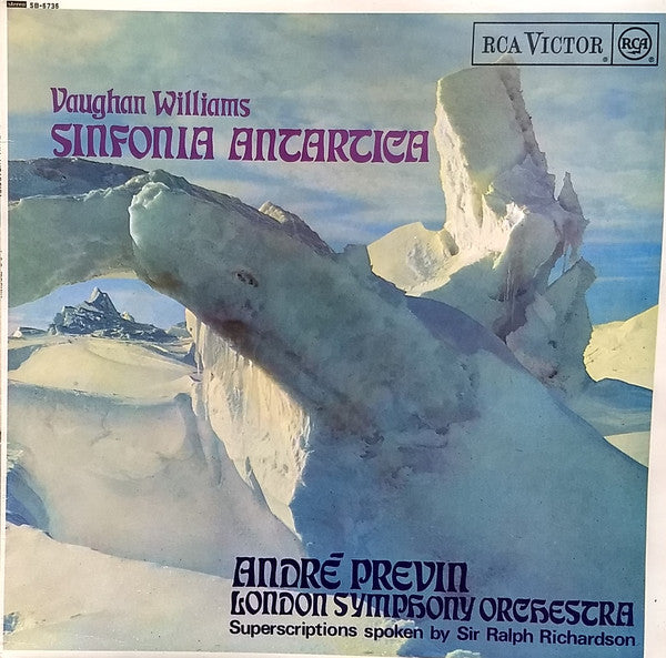 Ralph Vaughan Willia - Sinfonia Antartica - Used Vinyl Record