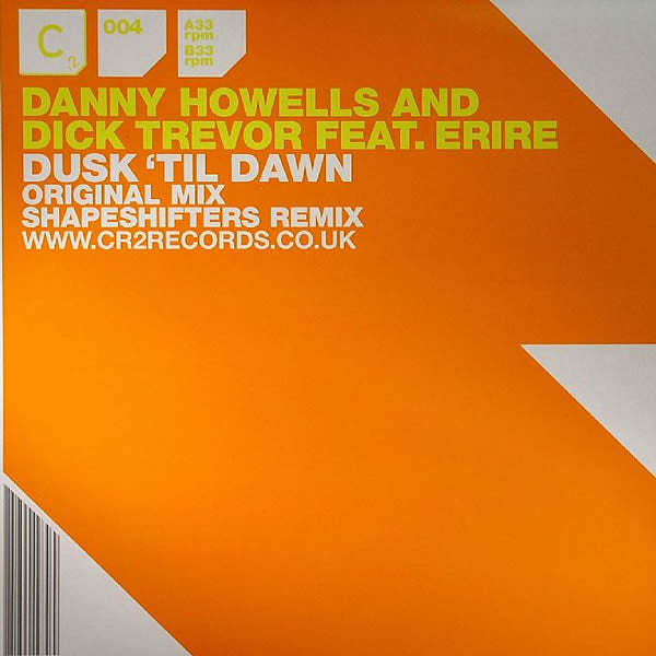 Danny Howells & Dick - Dusk 'Til Dawn - Used Vinyl Record 12"