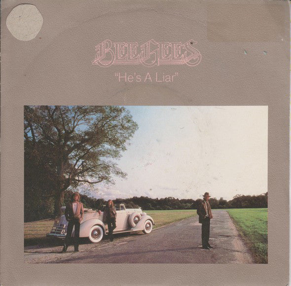 Bee Gees - He's A Liar - Used Vinyl Record 7"