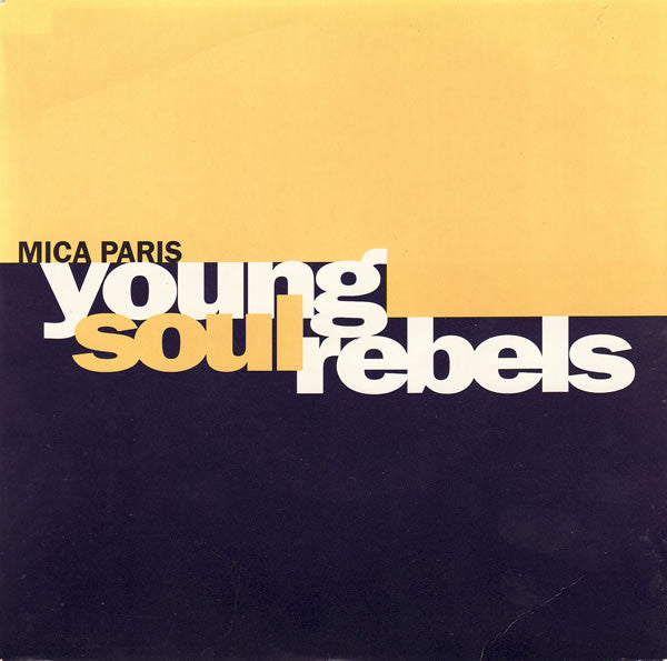 Mica Paris - Young Soul Rebels - Used Vinyl Record 7"
