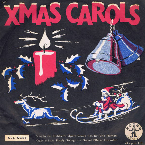 Childrens Opera Grou - Xmas Carols - Used Vinyl Record 7"