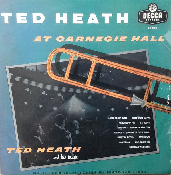 Ted Heath And His Mu - Ted Heath At Carnegie Hall - Used Vinyl Record