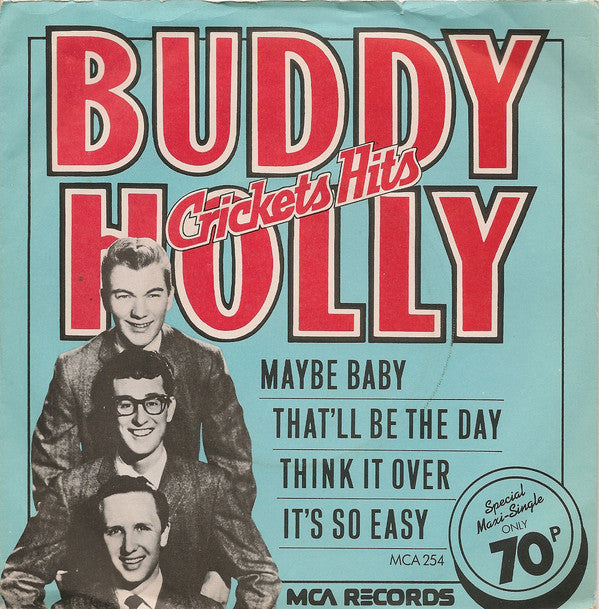 Buddy Holly - : Crickets Hits - Used Vinyl Record 7"