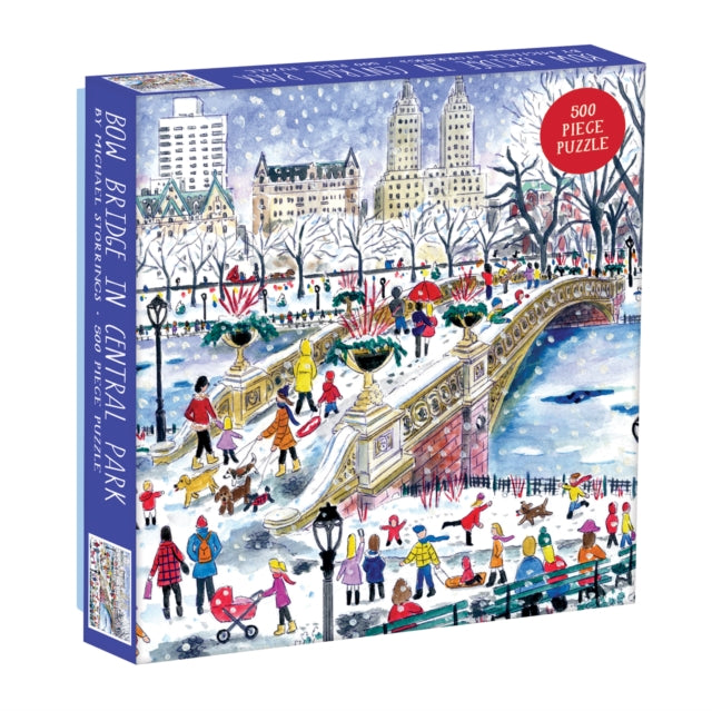 Galison - Michael Storrings Bow Bridge In Central Park 500 Piece Puzzl