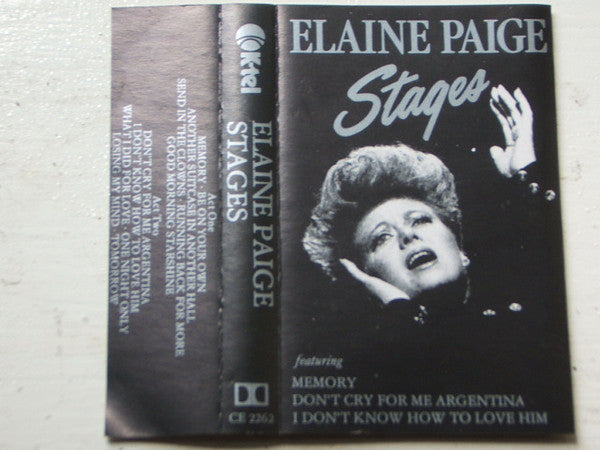 Elaine Paige - Stages - Used Cassette