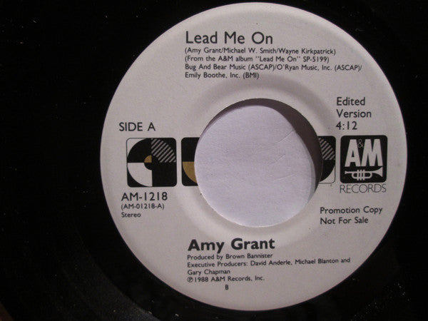 Amy Grant - Lead Me On - Used Vinyl Record 7"