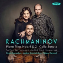 GOMZIAKOV - RACHMANINOV: PIANO TRIOS NOS.1 & 2 - CD