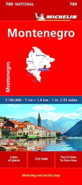 Michelin - Montenegro - National Map 780 - New Sheet map