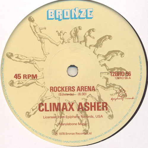 Max Asher - Rockers Arena - Used Vinyl Record 12"