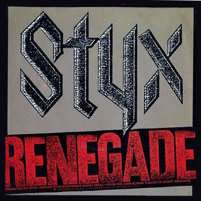 Styx - Renegade - Used Vinyl Record 12"