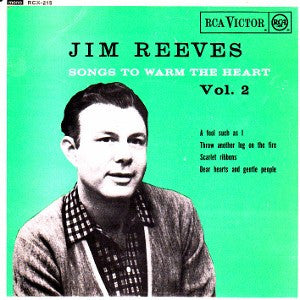 Jim Reeves - Songs To Warm The Heart Vol.2 - Used Vinyl Record 7"