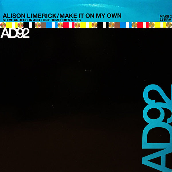 Alison Limerick - Make It On My Own - Used Vinyl Record 12"