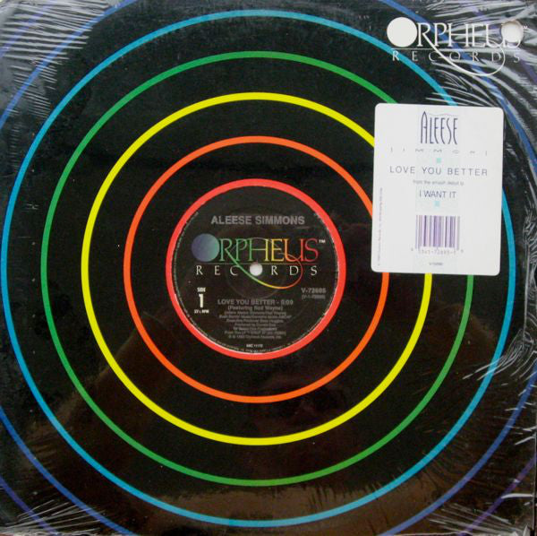 Aleese Simmons - Love You Better - Used Vinyl Record 12"