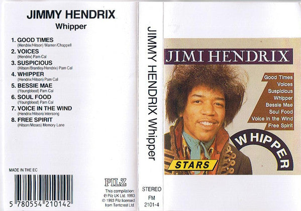 Jimi Hendrix - Whipper - Used Cassette